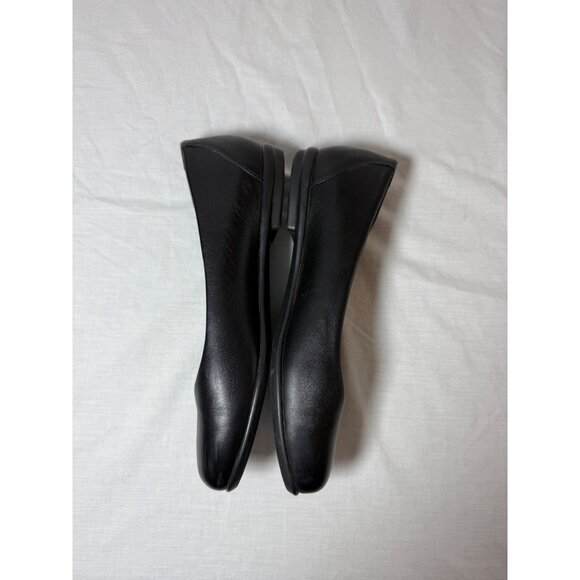 SAS Womens Black Leather Slip-On Flats Size 8M - Picture 3 of 7
